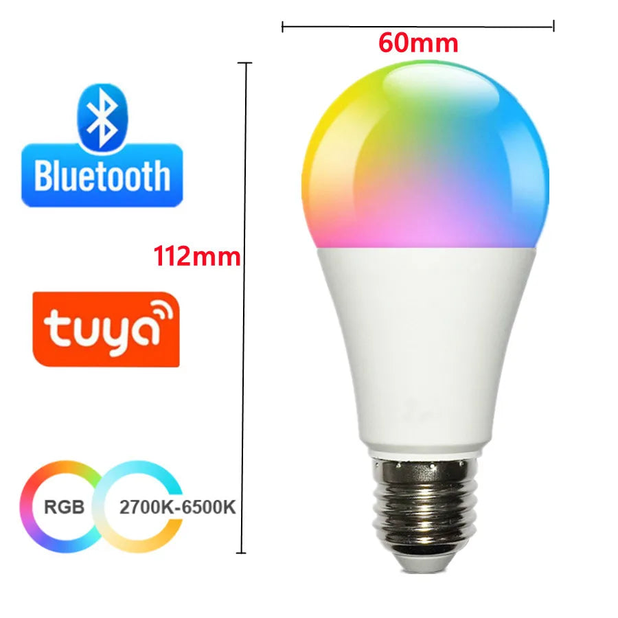 LED E27 Wireless Bluetooth Smart Bulb - MASS FABRICATIONS 