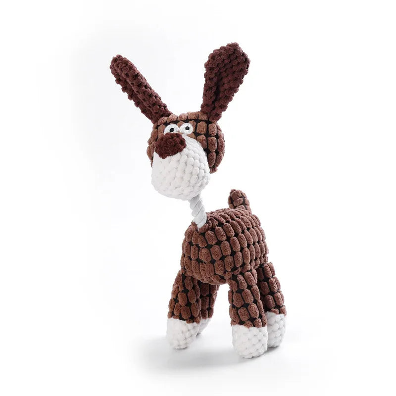 Animal Shape Plush Dog Toy - MASS FABRICATIONS 