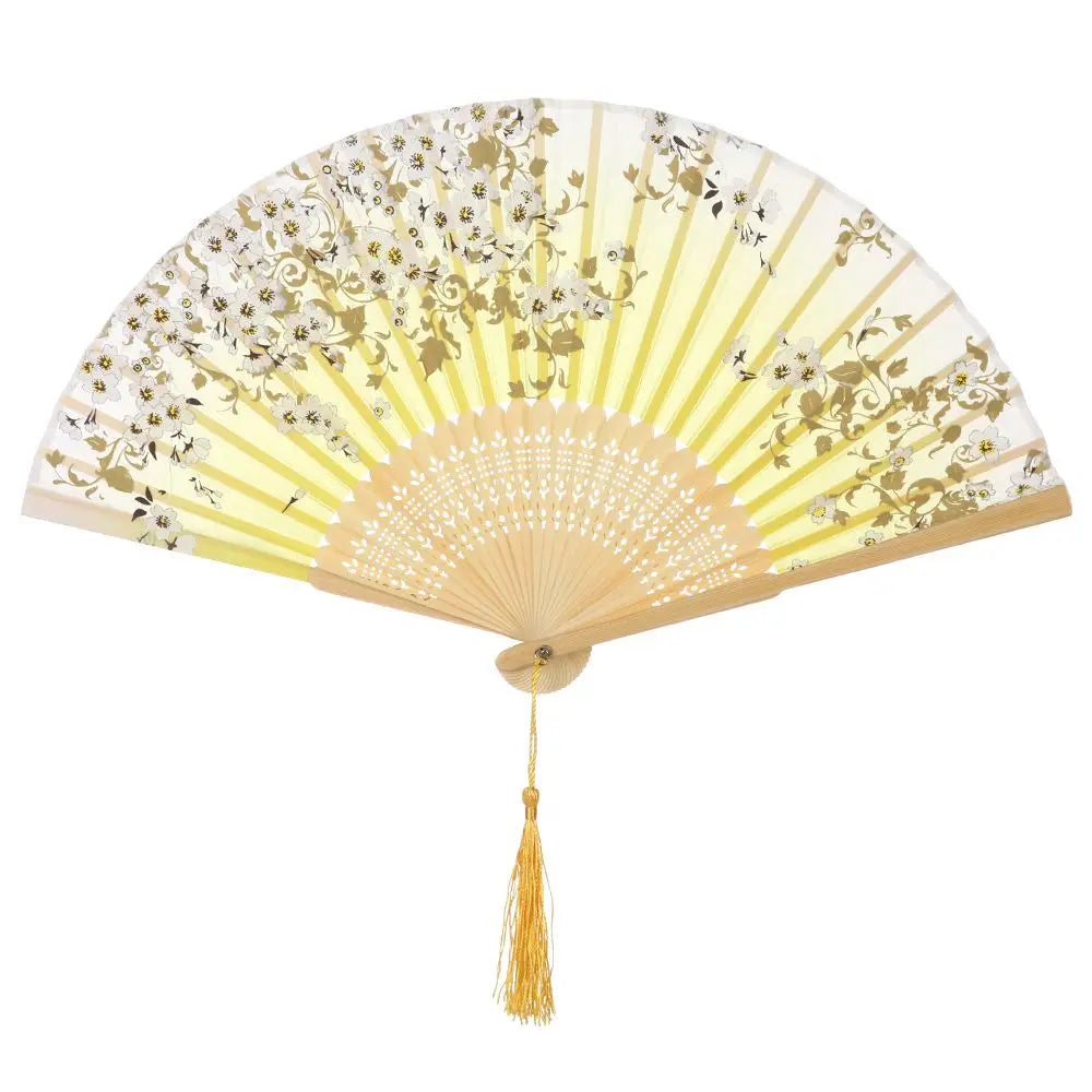 Bamboo Antique Folding Fan - MASS FABRICATIONS 