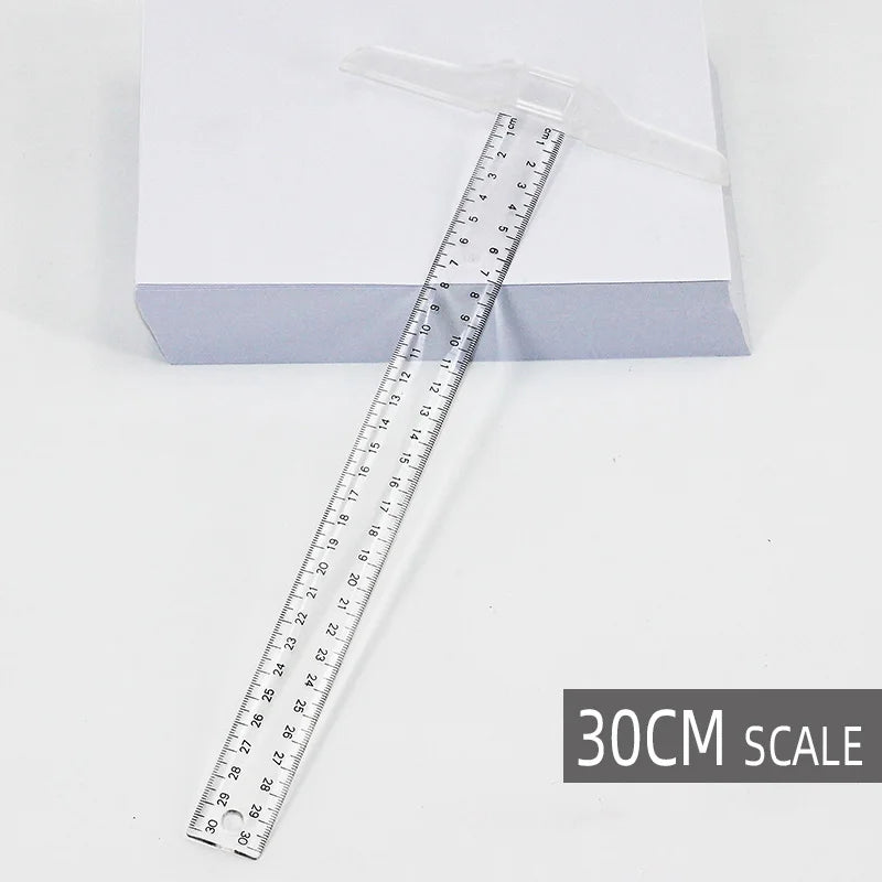 30cm T-shaped Double Side Scale Ruler - MASS FABRICATIONS 