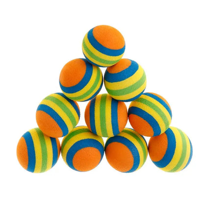 10Pcs Colorful Cat Toy Balls - MASS FABRICATIONS 