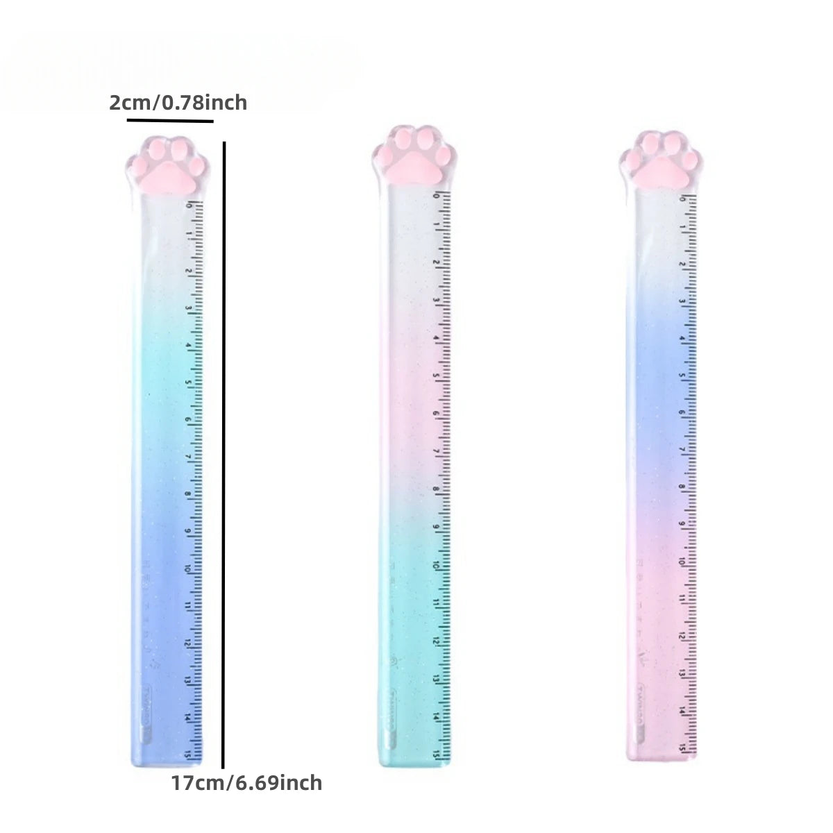 15cm Cat Claw Straight Ruler - MASS FABRICATIONS 