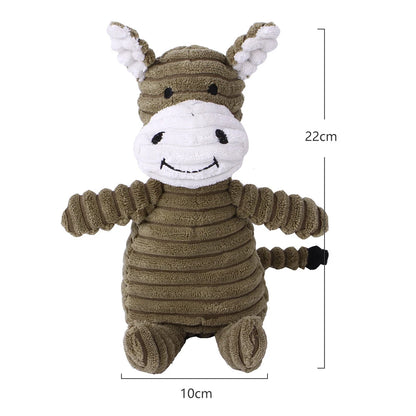 Animal Shape Plush Dog Toy - MASS FABRICATIONS 