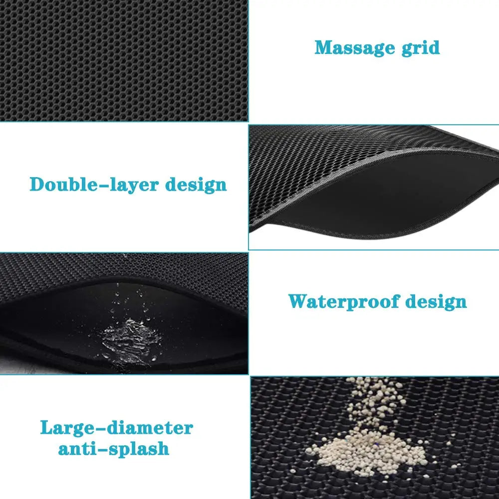 Double Layer Waterproof Cat Litter Mat - MASS FABRICATIONS 