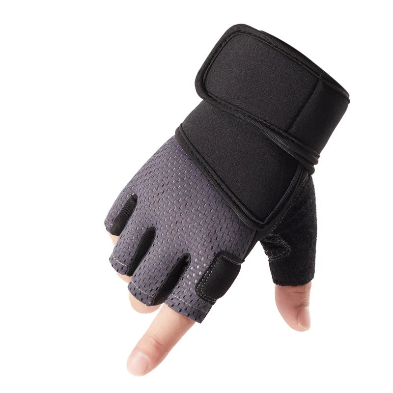 Weightlifting Gloves with Wrist Support - MASS FABRICATIONS 