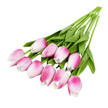 10PCS Tulip Artificial Flowers - MASS FABRICATIONS 