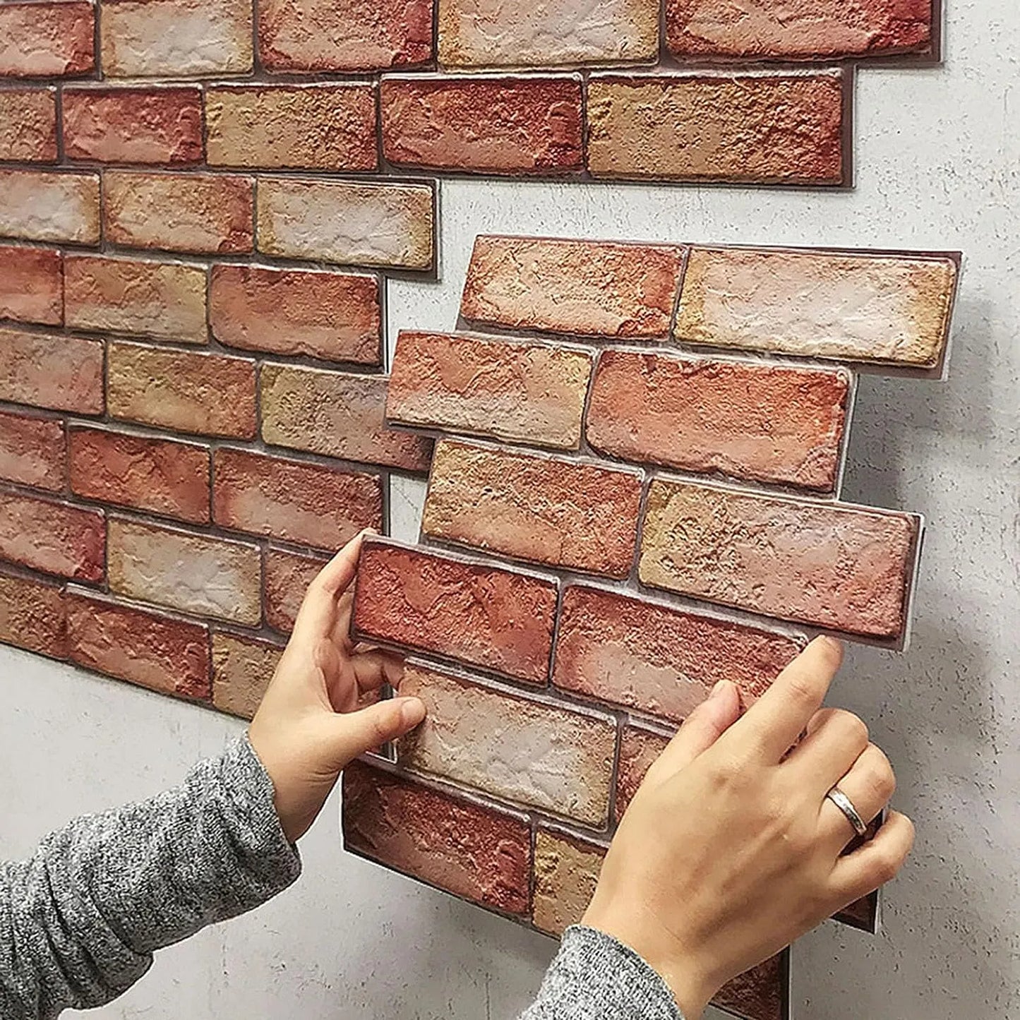 Self Adhesive Waterproof 3D Brick Wall Panels - MASS FABRICATIONS 