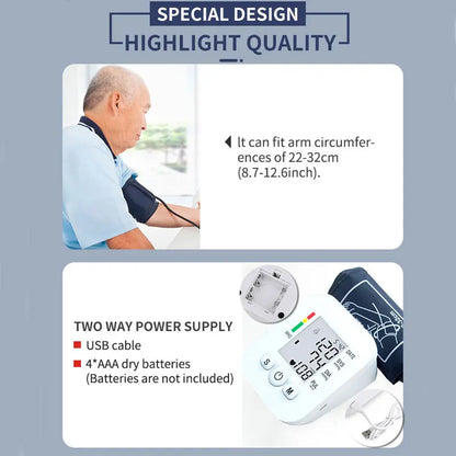 Automatic Digital ARM Blood Pressure Monitor - MASS FABRICATIONS 