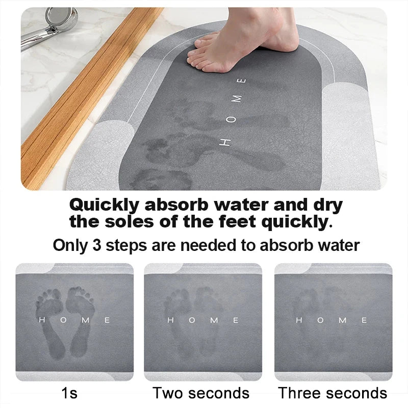 Absorbent Non Slip Bathroom / Kitchen Rug - MASS FABRICATIONS 