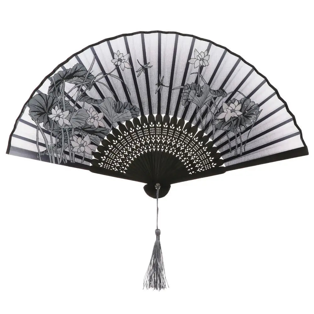 Bamboo Antique Folding Fan - MASS FABRICATIONS 