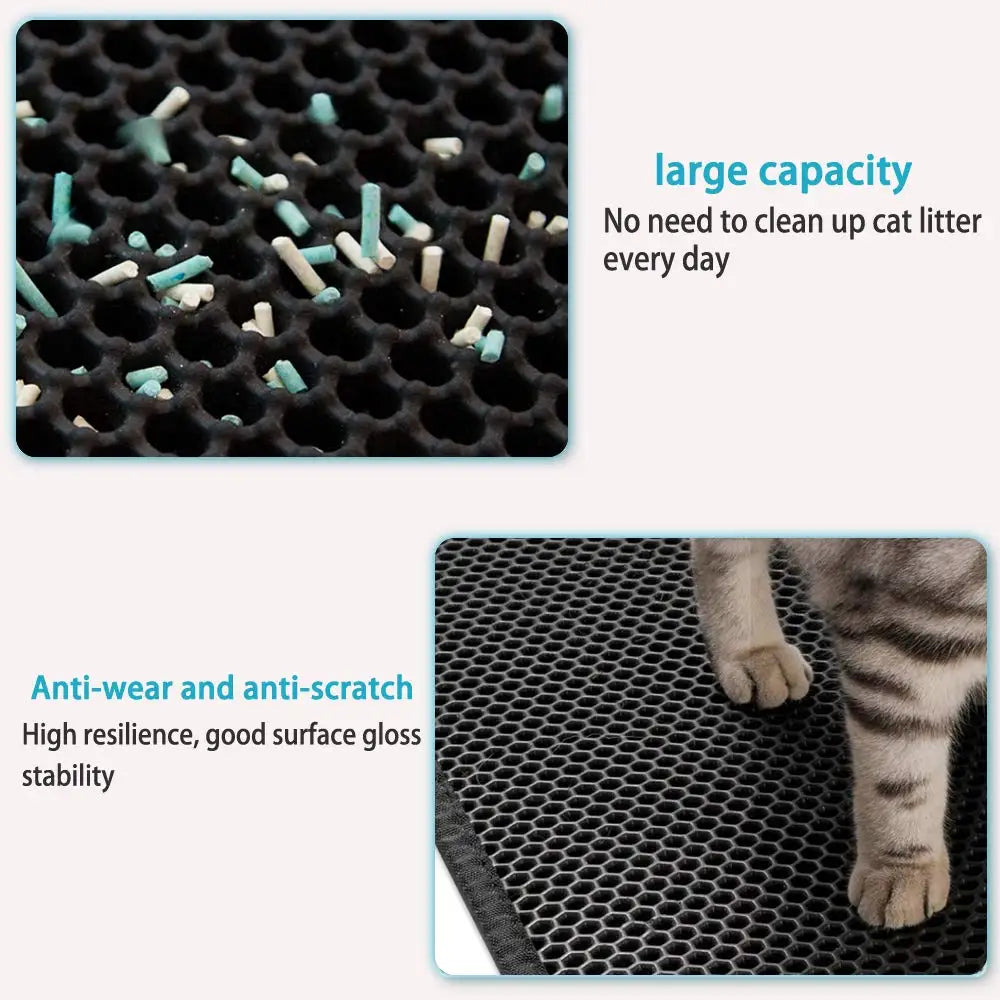 Double Layer Waterproof Cat Litter Mat - MASS FABRICATIONS 