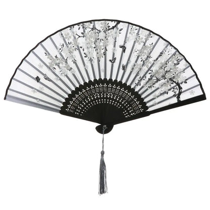 Bamboo Antique Folding Fan - MASS FABRICATIONS 