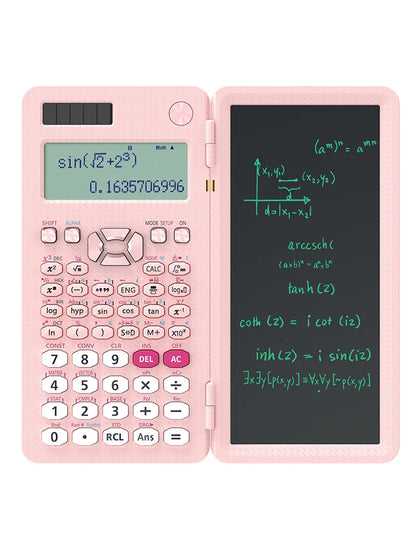 Solar Scientific Calculator with LCD Notepad - MASS FABRICATIONS 