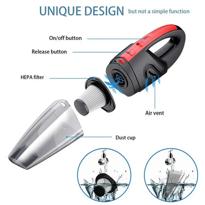 Portable Wireless Vacuum Cleaner - MASS FABRICATIONS 