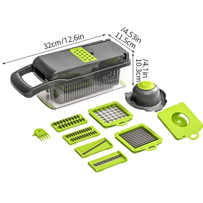 12 in 1 Multifunctional Vegetable Slicer - MASS FABRICATIONS 