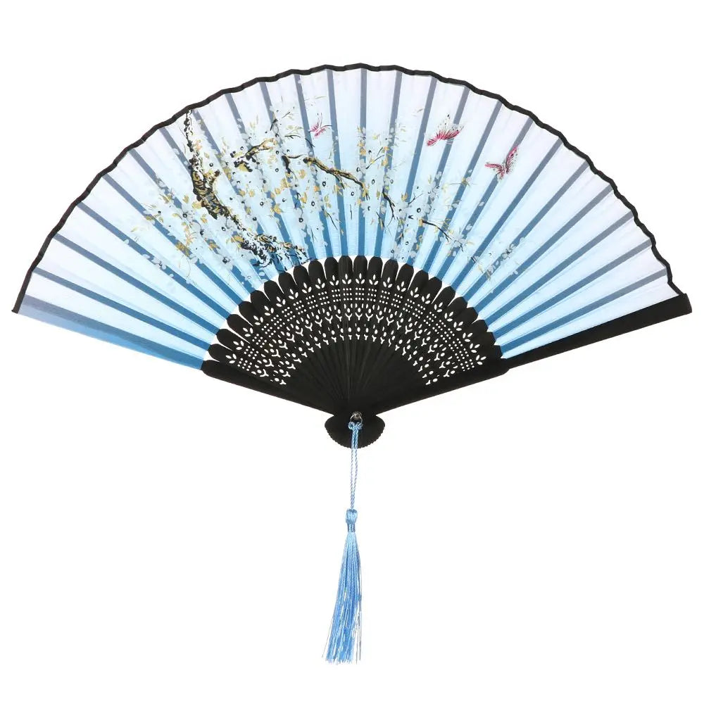 Bamboo Antique Folding Fan - MASS FABRICATIONS 