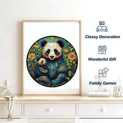 Panda Wooden Animal Puzzle - DIY Jigsaw For Kids - MASS FABRICATIONS 