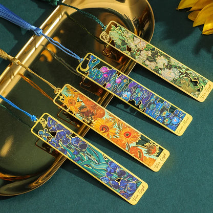 Retro Floral Metal Bookmark - MASS FABRICATIONS 