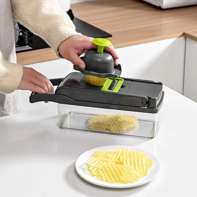 12 in 1 Multifunctional Vegetable Slicer - MASS FABRICATIONS 