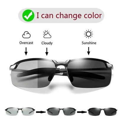 Men's Photochromic Polarized Sunglasses