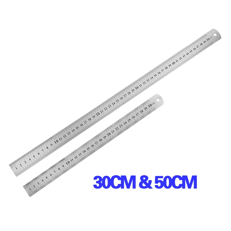 Stainless Steel Straight Ruler - MASS FABRICATIONS 