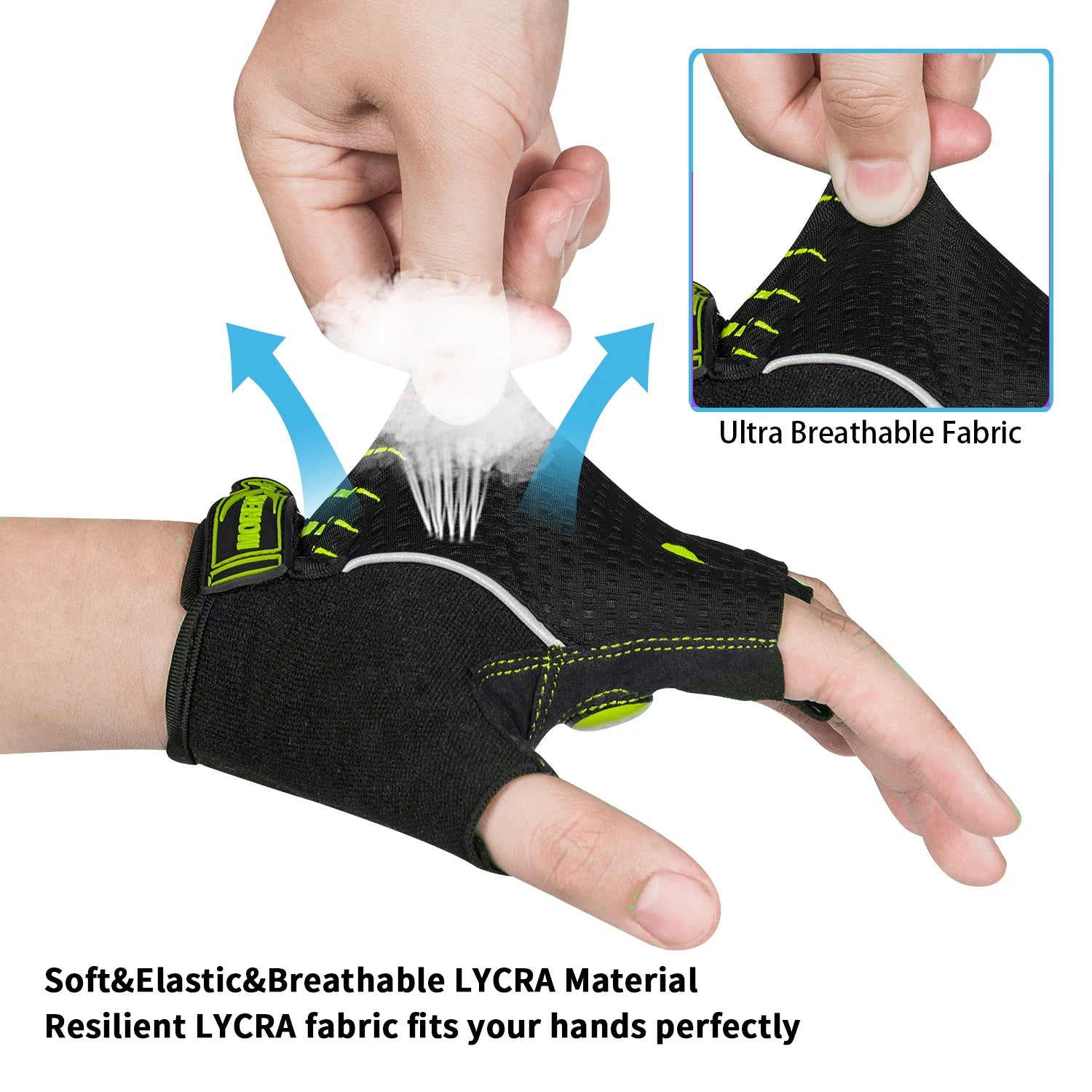 MOREOK Bicycle Gloves - MASS FABRICATIONS 