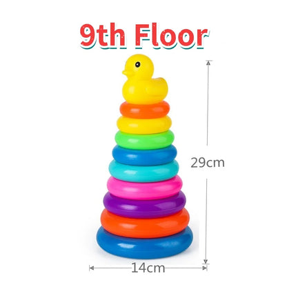 Animal Rainbow Stacking Ring Tower - MASS FABRICATIONS 