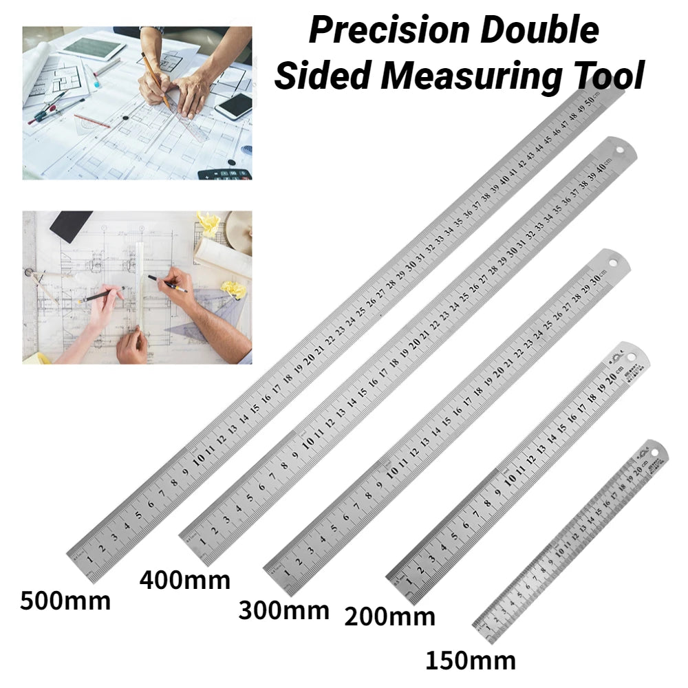 Stainless Steel Straight Ruler - MASS FABRICATIONS 