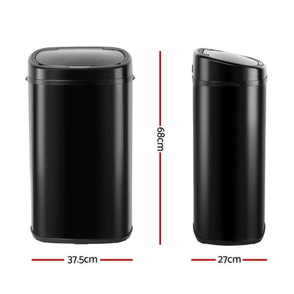 58L Automatic Motion Sensor Bin – Black