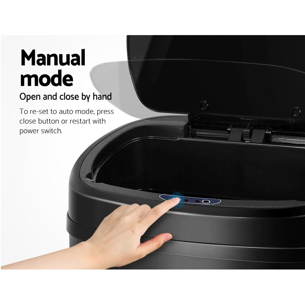 58L Automatic Motion Sensor Bin – Black