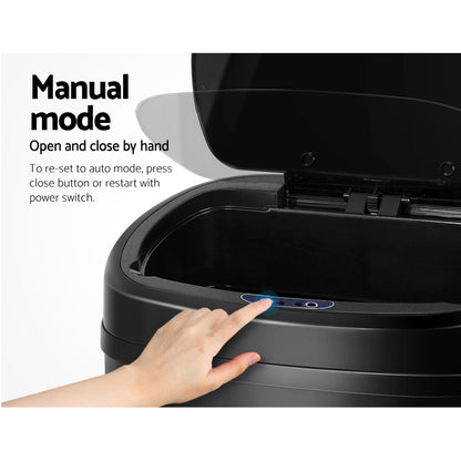 58L Automatic Motion Sensor Bin – Black