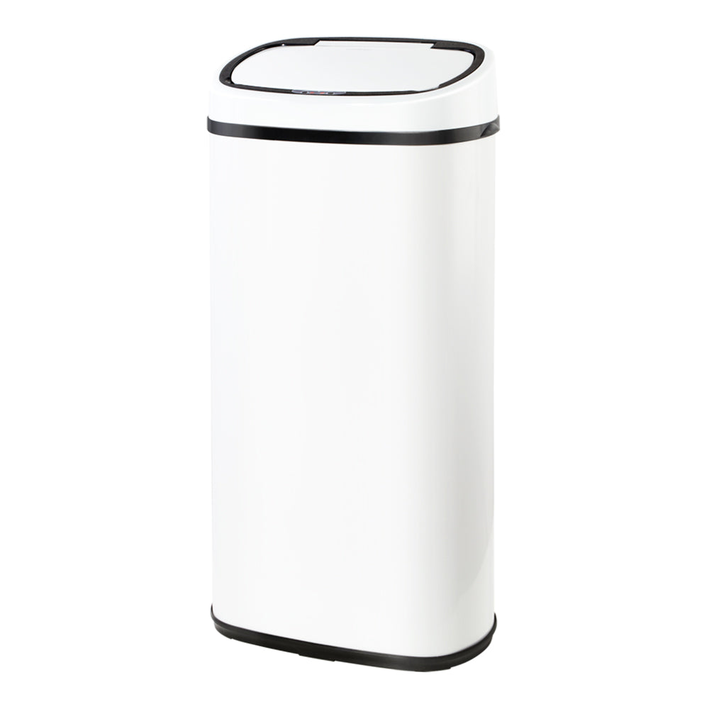 68L Automatic Motion Sensor Bin – White