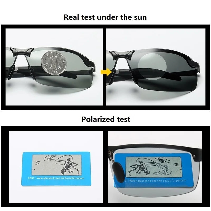 Men's Photochromic Polarized Sunglasses