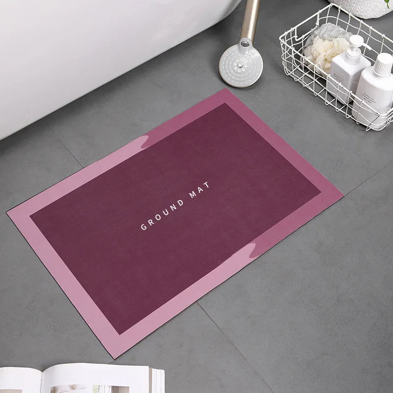 Absorbent Non Slip Bathroom / Kitchen Rug - MASS FABRICATIONS 