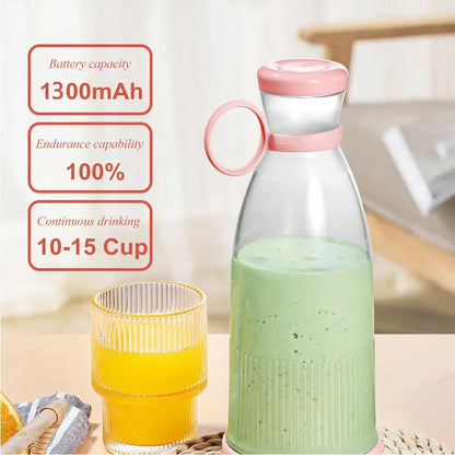 Portable Fruit Juice Mixer Bottle - MASS FABRICATIONS 