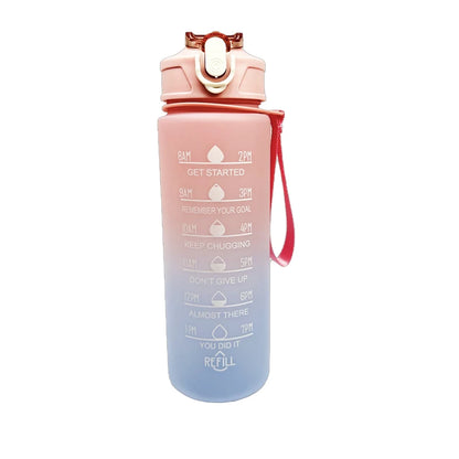 900ML Sports Water Bottle with Time Marker - MASS FABRICATIONS 