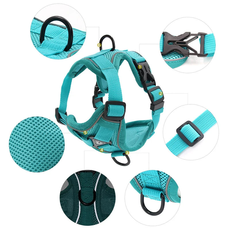 Adjustable Pet Harness Vest - MASS FABRICATIONS 