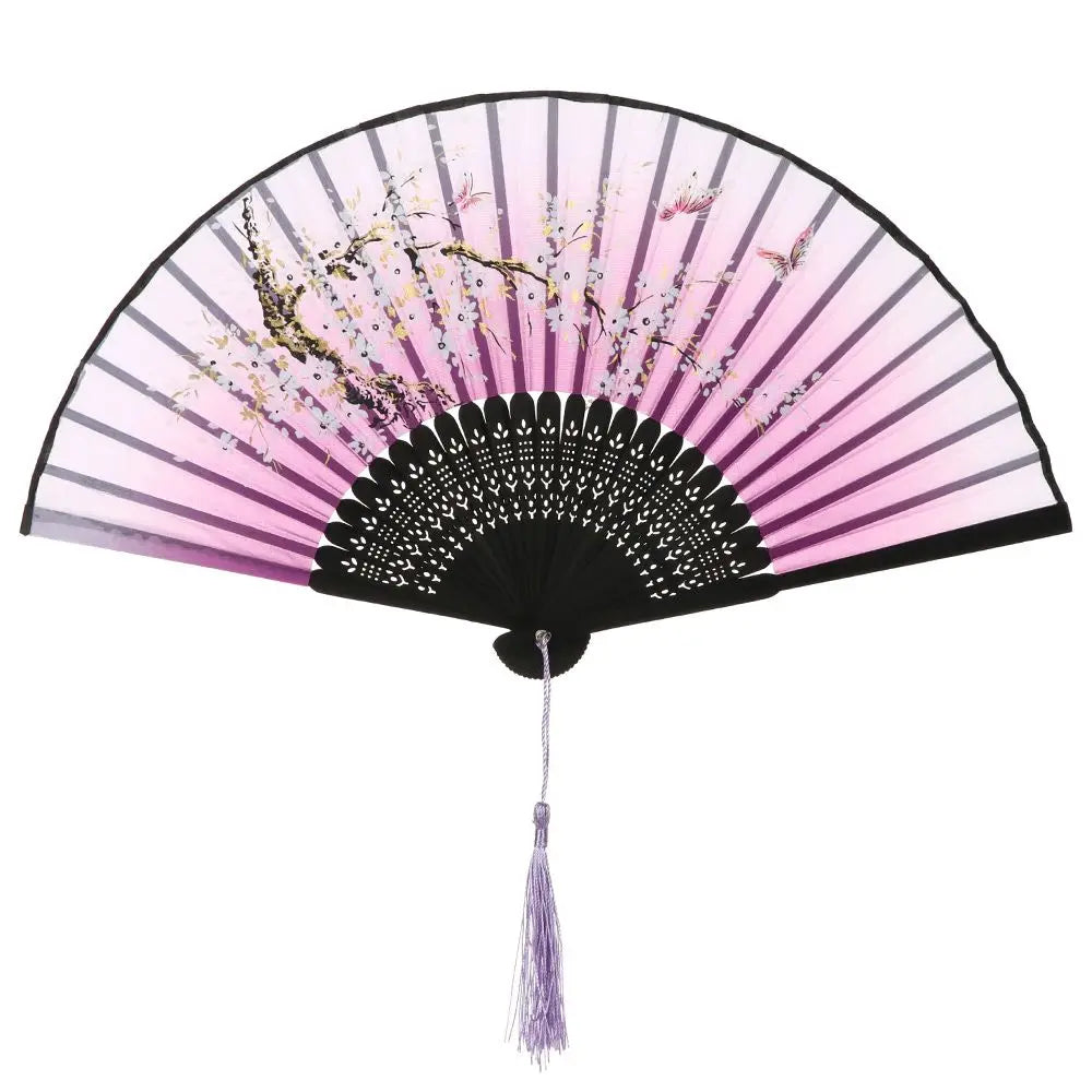 Bamboo Antique Folding Fan - MASS FABRICATIONS 