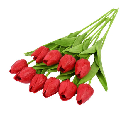 10PCS Tulip Artificial Flowers - MASS FABRICATIONS 