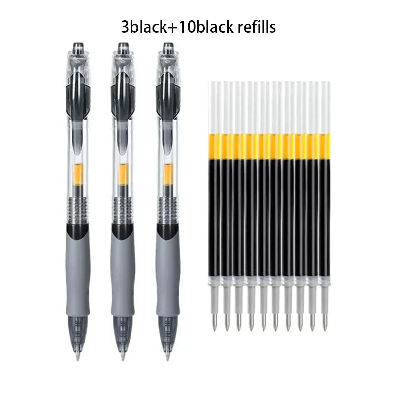 Retractable Gel Pen Set - MASS FABRICATIONS 