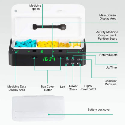 Smart Medication Reminder - Medicine Storage Box - MASS FABRICATIONS 