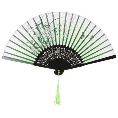 Bamboo Antique Folding Fan - MASS FABRICATIONS 