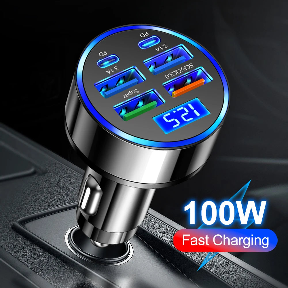 6 Ports Car Super Charger