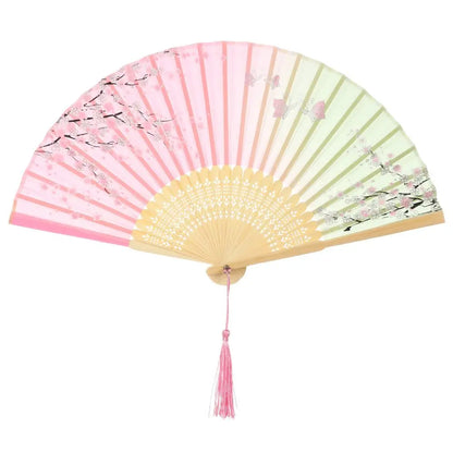 Bamboo Antique Folding Fan - MASS FABRICATIONS 