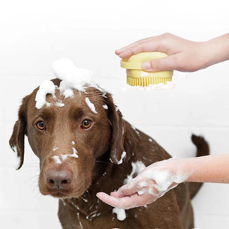 Pet Bathing Brush - MASS FABRICATIONS 