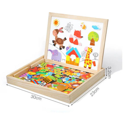 Children Animal Puzzle Magnetic Drawing Board - MASS FABRICATIONS 