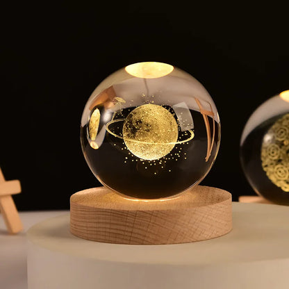 Laser Engraved 3D Crystal Ball - MASS FABRICATIONS 