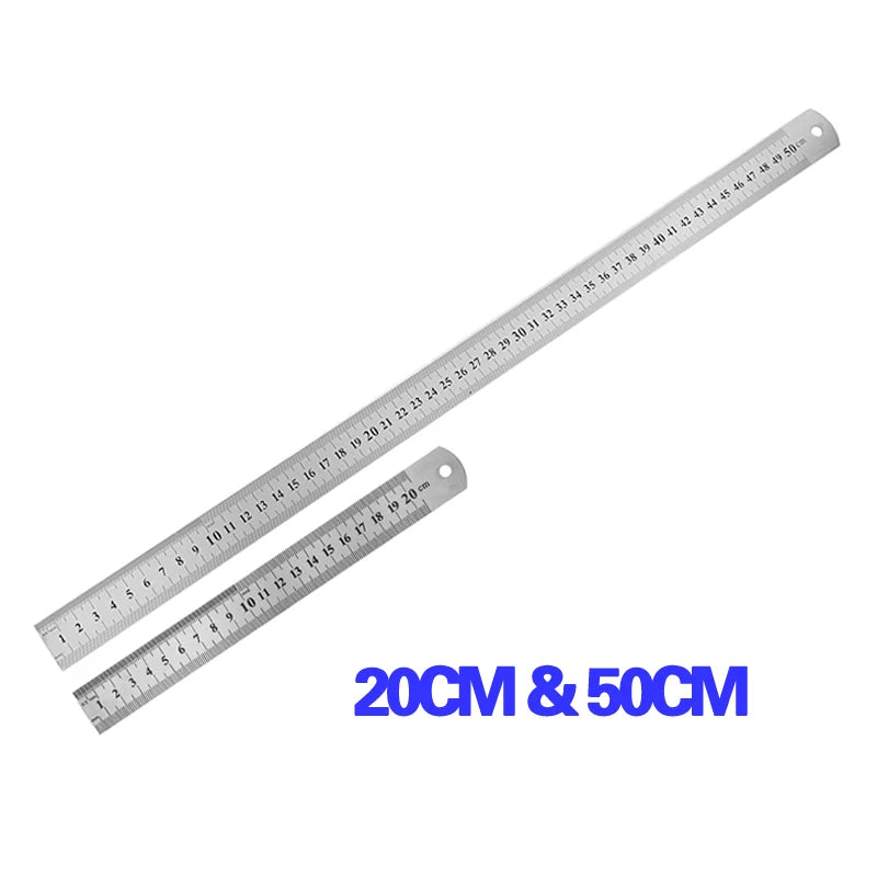 Stainless Steel Straight Ruler - MASS FABRICATIONS 