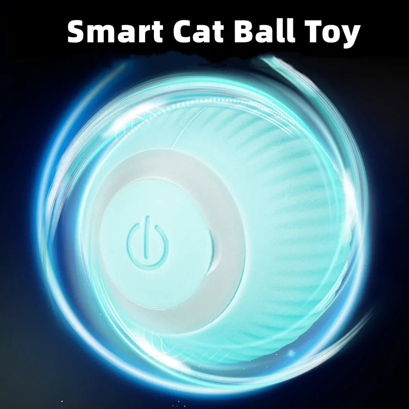 Automatic Rolling Smart Cat Toy - MASS FABRICATIONS 