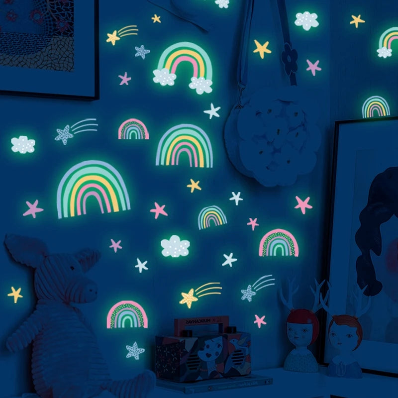 Rainbow Luminous Wall Stickers - MASS FABRICATIONS 